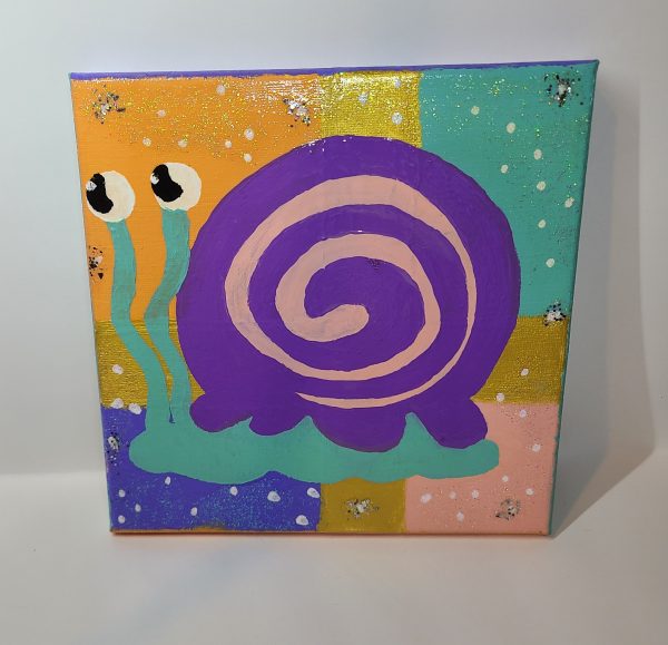 Gary's Cousin 8x8 Painting on Canvas