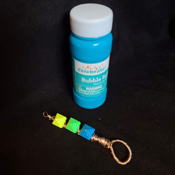 Glow Punk bubble wand pendant