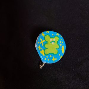 Gummy Bear bottle cap pin
