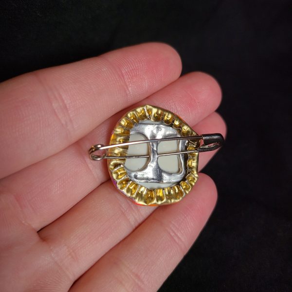 Funky PLUR Kingdom bottle cap pin - Image 4
