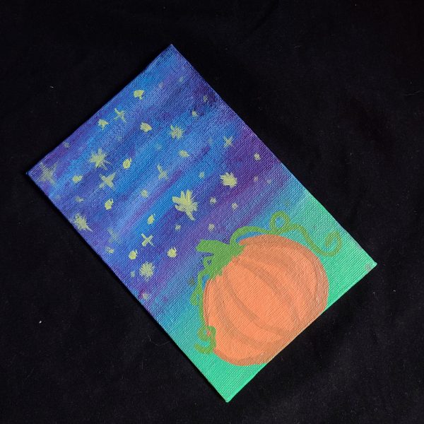 12AM 4x6 painting on canvas - Image 2