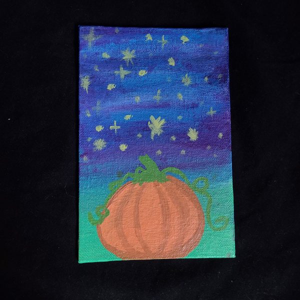 12AM 4x6 painting on canvas - Image 3