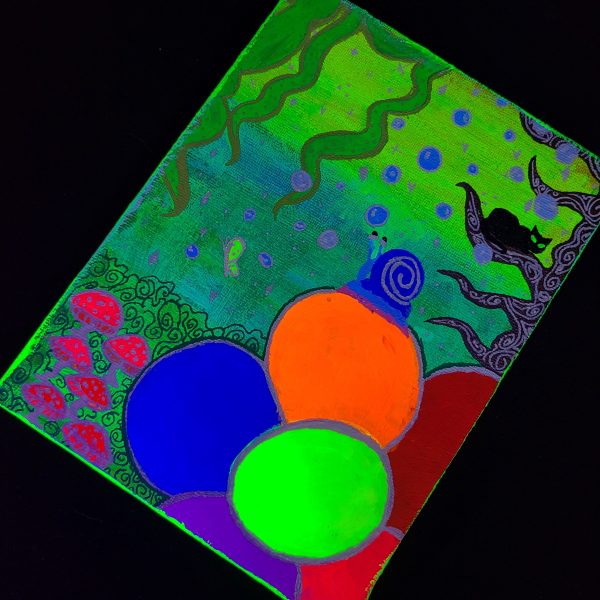 Mystic Dreamstate 7x9 painting on canvas