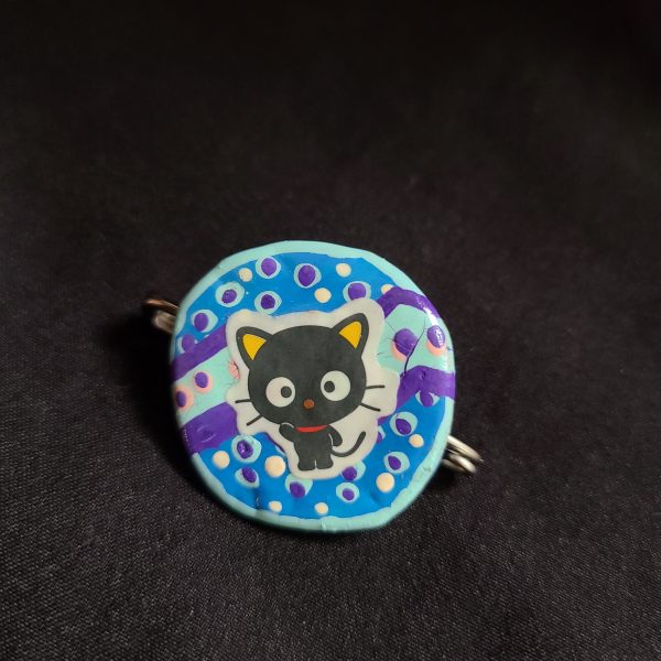 Chococat bottle cap pin sanrio inspired