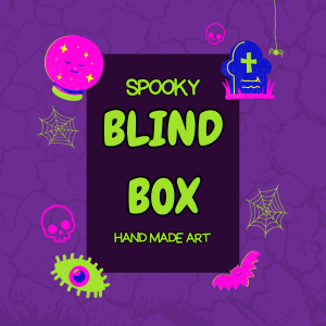 SPOOKY themed ART BLIND BOX